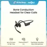 SHOKZ OpenComm2 Open-Ear Bluetooth Headset, Noise-Canceling Mic Bone Conduction Headphones；Mute Button for Work Calls and Meetings; PC and Mac Compatible；16-Hour Battery Life & Quick Charge