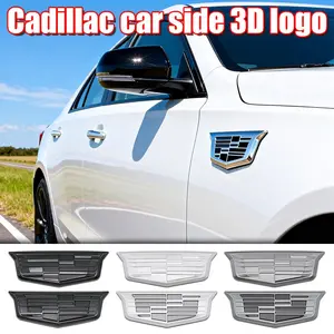 Cadillac Car Front Rear Emblem, Hood Decoration Part, Scratch-Resistant Reinforced Badge Replacement, Fits Ct4/ct5/ct6 Models, Vehicle Exterior Decoration