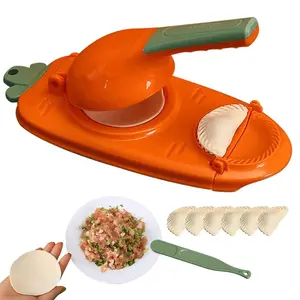 2 in 1 Dumpling Maker Manual Dough Pr and Dumpling Mold Hand Pie Mold Dumpling Wrapper Pierogi Maker Pie Pastry Mold Kitchen