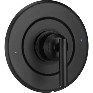 Shower Trim Kit Replacement for T2901BL Valve Trim Kit Compatible with Moen Posi-Temp Shower Valve 2510 Black Lever Handle to Install