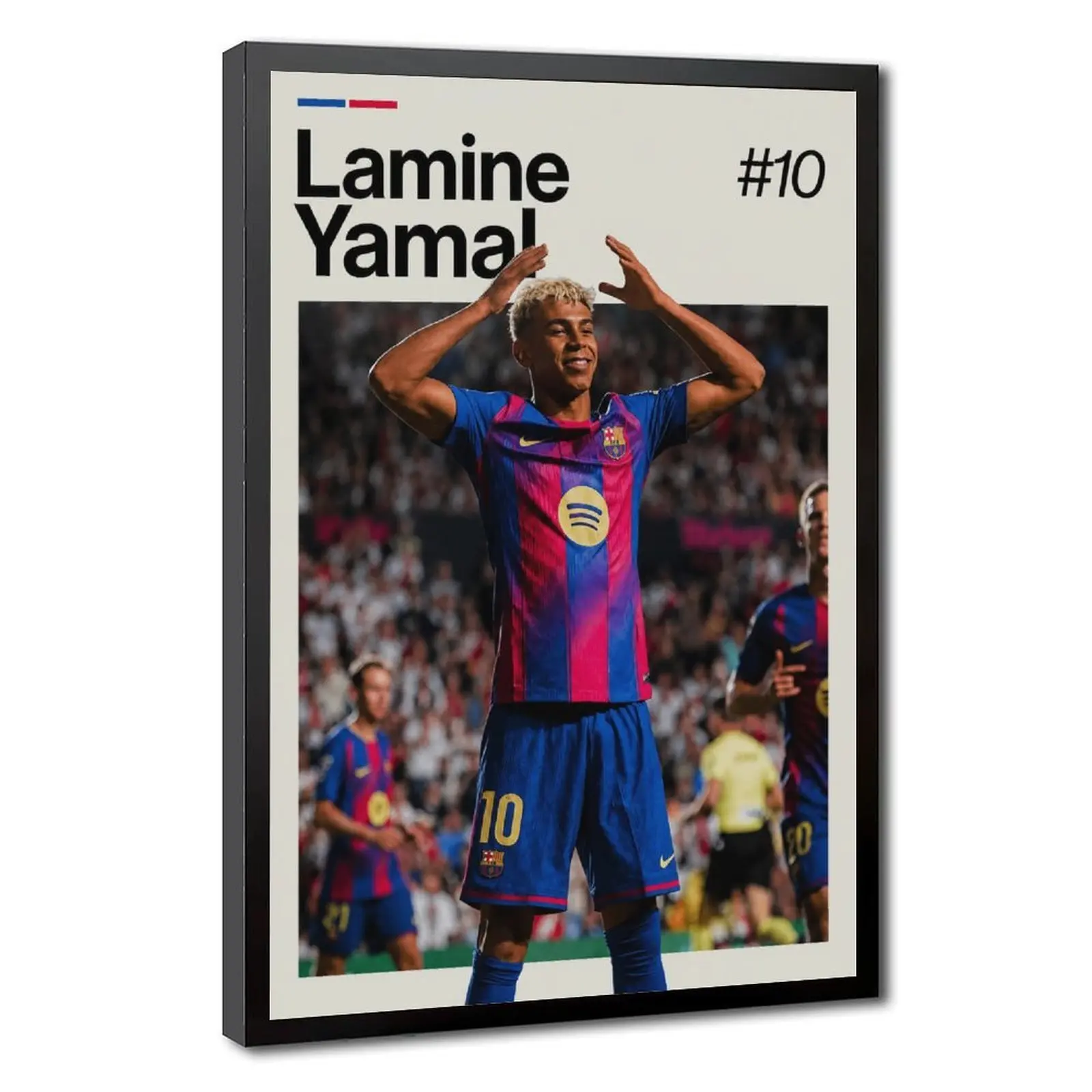 Lamine Yamal Soccer Star Canvas Prints, Artistic Photo Frame Posters, Teenage Boy Gifts, Teen Boys Bedroom Decoration, Sport Home Decor for Football Fans, Boys Room Accessories