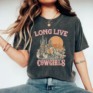 Long Live Howdy Rodeo Western Country Southern Cowgirls T-Shirt