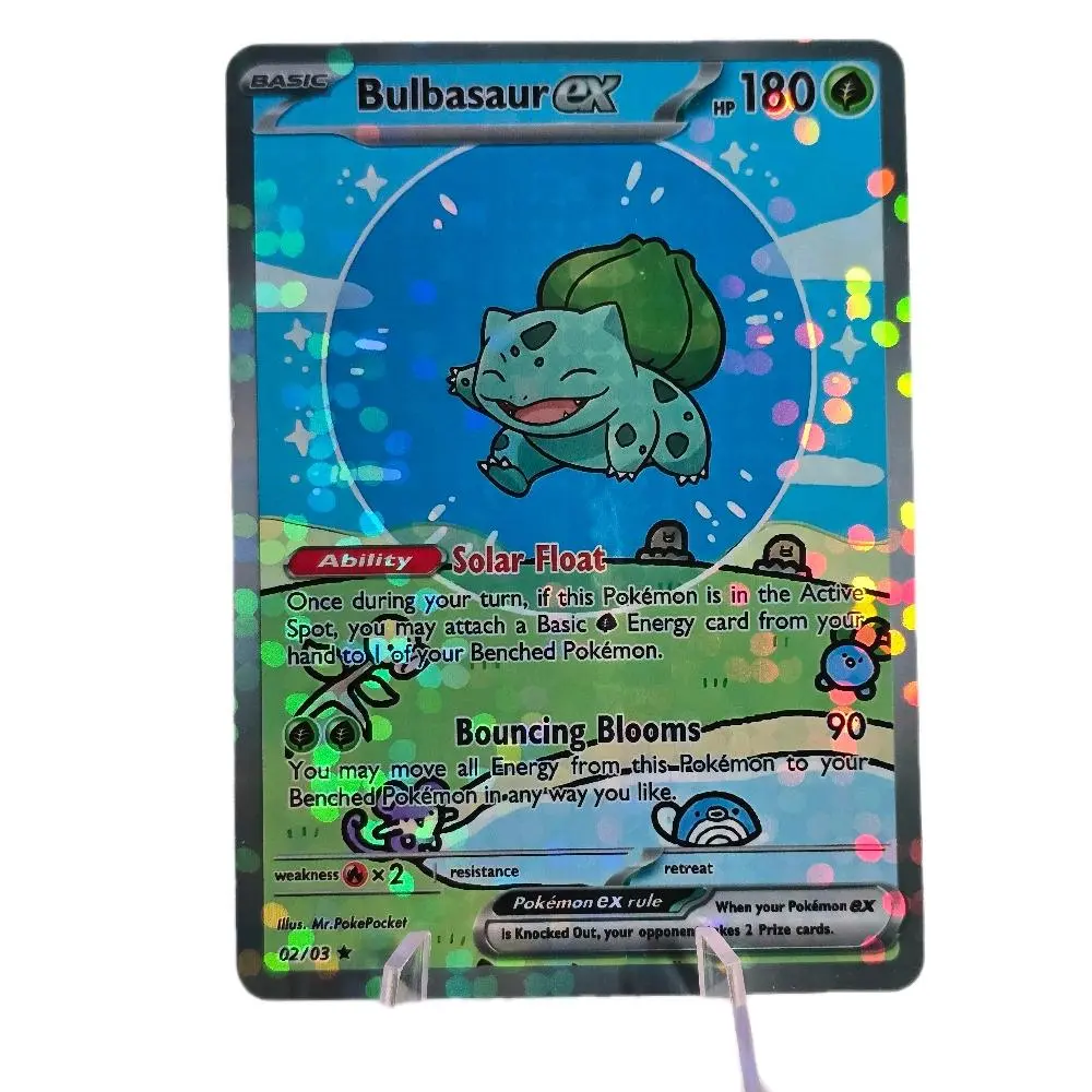 holographic bulbasaur card Amazon.com : 620pcs Thank You Business Cards & Stickers Set main image 1