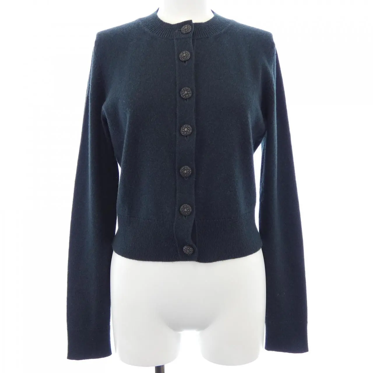 Pre-owned CHANEL Cashmere Small Leather Goods Cardigan