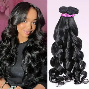 Recool Hair Loose Body/Body Wave/Straight/ Deep Wave Bundles with 5x5 Closure 100% Brazilian Virgin Human Hair Sew in/Glue in #TikTokShopBlackFriday