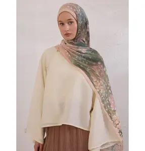 Rami Lightweight Hijab Shawl Wisteria - Salmon