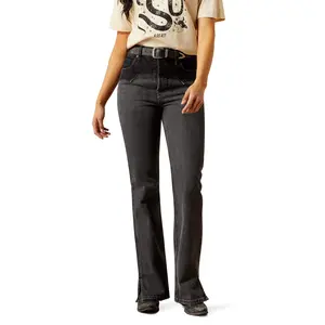 Women's Ultra High Rise Cheyenne Yoke Tomboy Boot Cut Jeans
