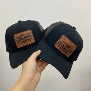 1Pcs/Combo 2 Hat - Somebody's Problem Hats - Couples Hats, Trucker Cap, Adjustable Snapback, His & Her Snapback, Trucker Hat, Gift for Love