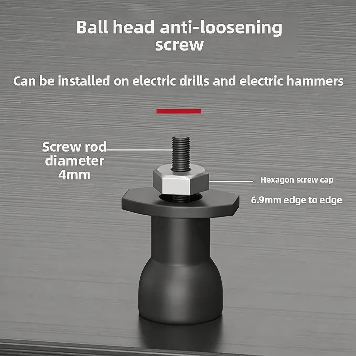 Electric Tool Waist Hook,Screw Rod Diameter 4mm Quick Release Double Lock, Metal Belt Attachment For Carrying Multiple Hand Tools