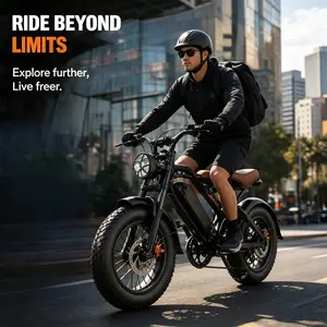 JX Electric Bike for Adults，1000w Adult Off-Road Electric Bike, Five-SpeedTransmission, 16-Inch Wide Tires, 48v15ah RemovableBattery, Front And Rear Dual Disc Brakes With Dual SpringShock Absorbers tiktokshopspringglowup ebike