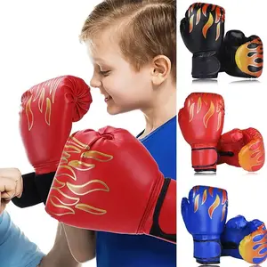Children Training Boxing Gloves, Junior Fighting Gloves, Boxing Gloves, Muay Thai Training Gloves, Training Boxing Equipment, Boxing Training Gear, 8-9 Inch Diameter