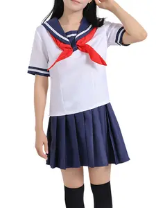 Illustrious Cosplay Costume, Jk Uniform Schoolwear Academy Style, Fitted, Bubble Sleeves, Perfect for Cosplay Enthusiasts & Fans