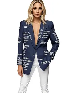 TRAVEL BLAZER DENIM BLUE