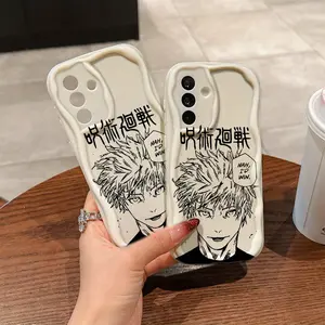 Anime Jujutsu Kaisen Phone Case for Samsung Galaxy a Series, Anti-Drop Shockproof Protective Soft Tpu Back Cover Casing, 4g 5g Compatible