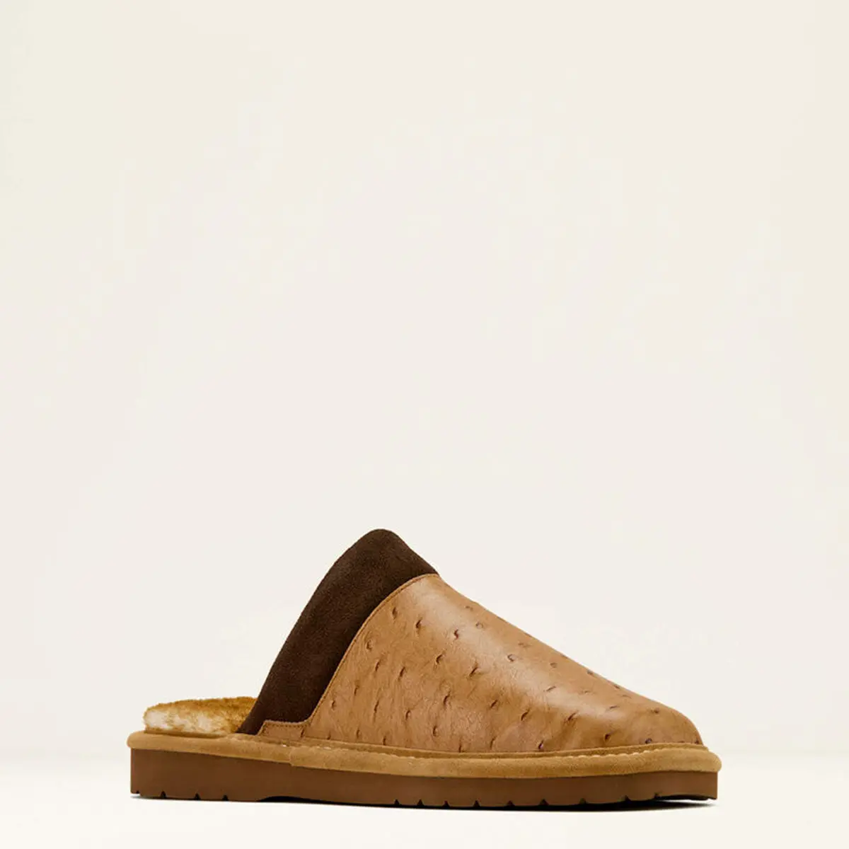 Ariat Ostrich Print Square Toe Slippers