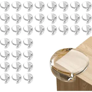 36 Pack Clear Baby Safety Corner Protectors, Furniture Table Corner Guards Bumpers Covers for Baby Child Proofing