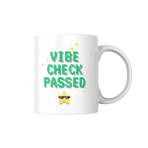 Vibe Check Passed Mug by Dancing Littles Jungle