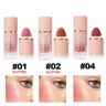 Handaiyan 01+02+04 Set Alcohol-Free Soft Matte Colored Liquid Powder Blush, Acne-Prone Safe Brightening Blendable Lightweight Glass Bottle Makeup for Blush-Eyes-Lips, Ideal for Work & Travel
