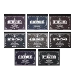 160 pieces of flower themed material paper, white cowhide material, European retro style, DIY decorative handbook, landscaping, priming, scrapbook material paper