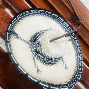 Mexican Sombrero Mariachi Hat Keychain for Car Window