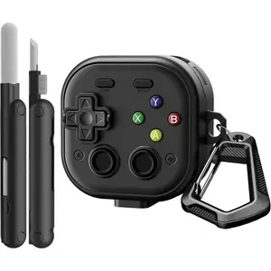 Kekoaa Case for Galaxy Buds 4 & Galaxy Buds Pro 4, Hard Shell Protective Cover, Secure Lock Clip, Cleaner Kit & Keychain, Audio