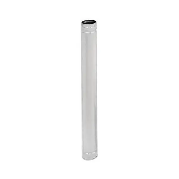 M & G Duravent 3PVP-12 3 Inch x 12 Inch Pelletvent Pro Pipe Galvalume Outer And 304-alloy Inner Walls