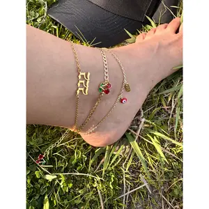Cherry Red Protection Anklet