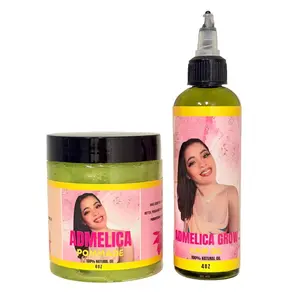 Hair Care Oil and Pomade Set - 2-In-1 Styling Kit for  Thick or Curly Hair.