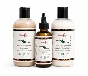 Chebe & Biotin Hair Growth Kit for 4C & Curly Hair | 3-Step Routine for Breakage Control & Length Retention