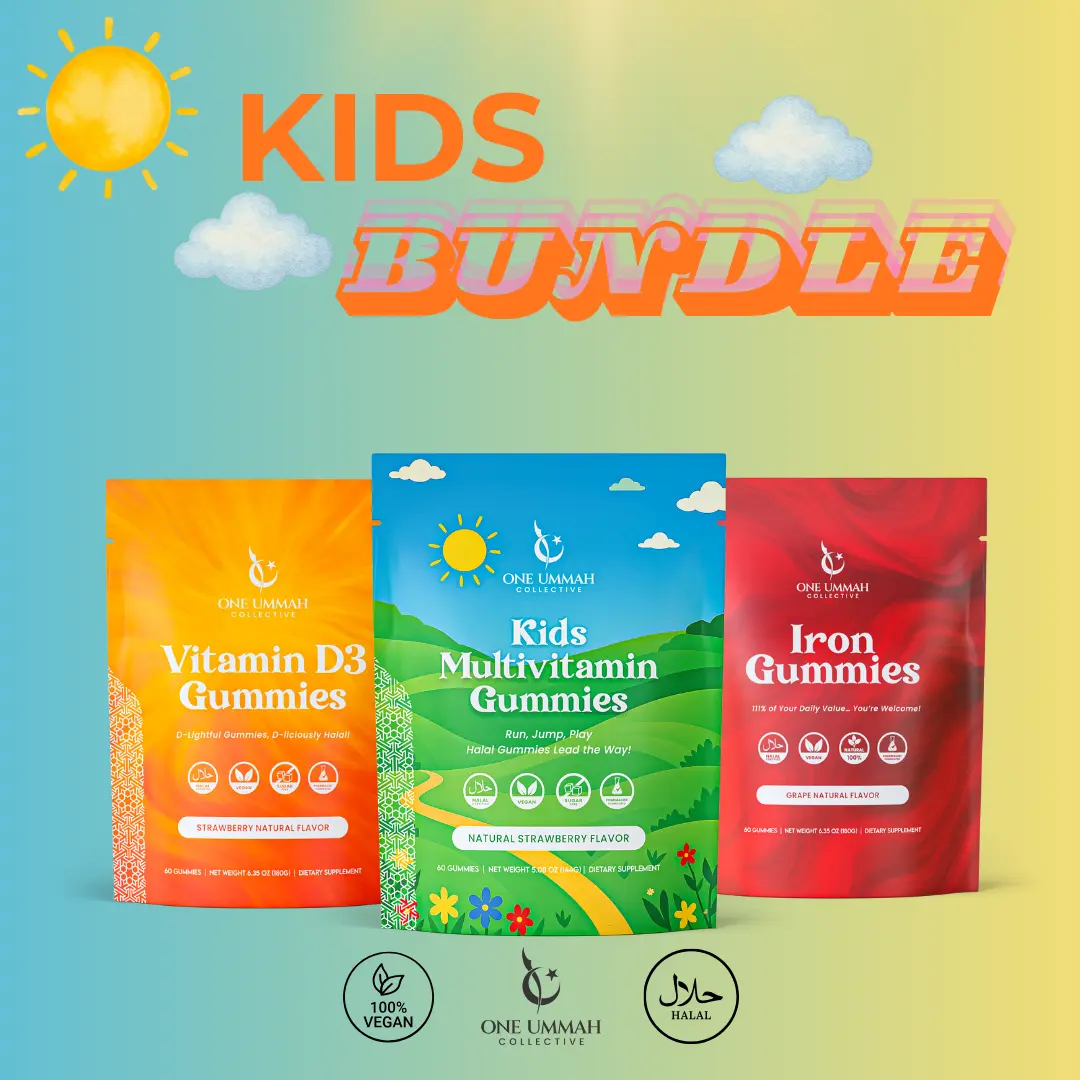 Kid's Bundle - Kids Multivitamin, Iron, and Vitamin D3 Gummies Vitamins!!!, Supplement