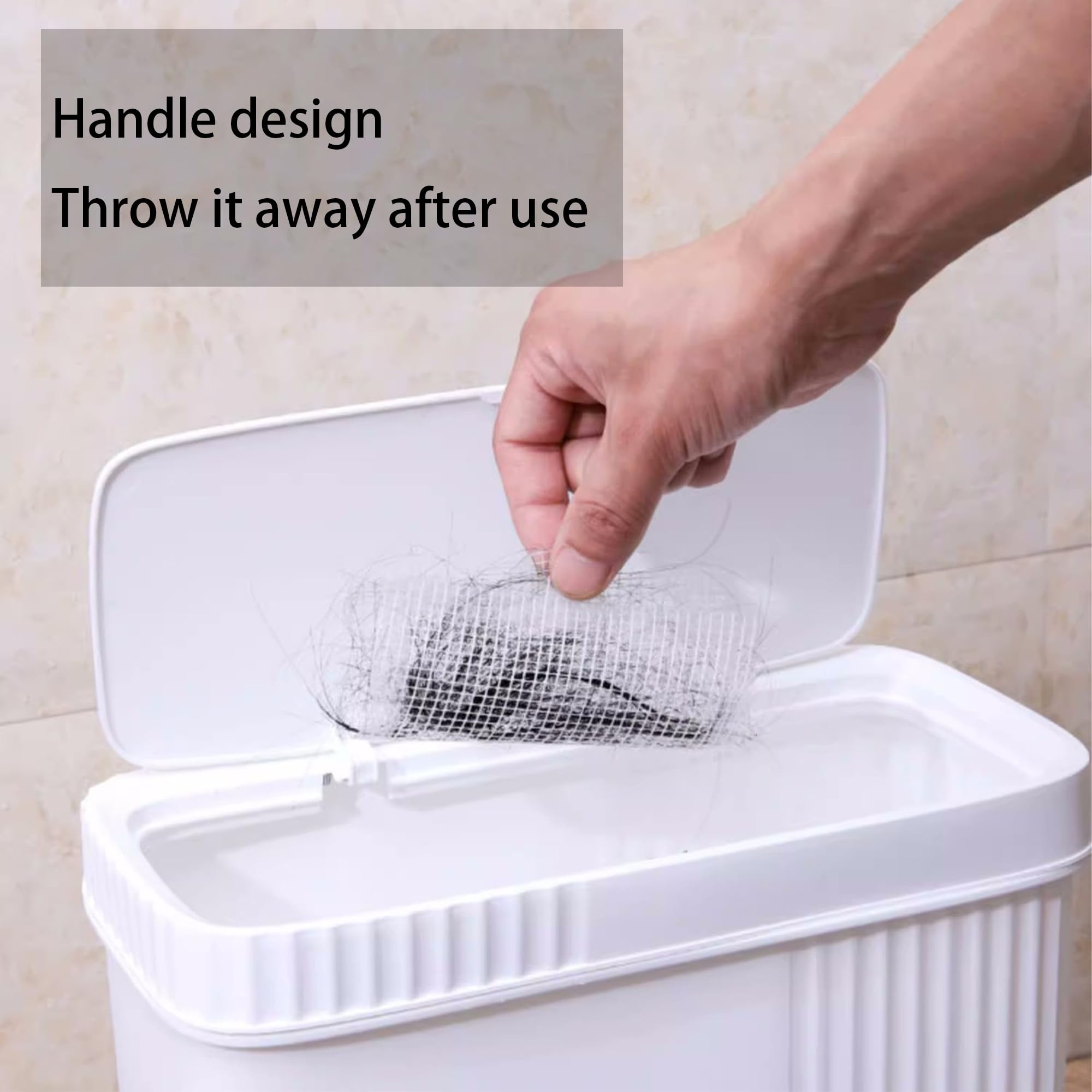 4 Inch 30pcs Disposable Shower Drain Hair Catcher Mesh Stickers Premium Design Durable Glass Fiber Easy Installation for Metal Ceramic Tile Surfaces Hassle-Free Maintenance