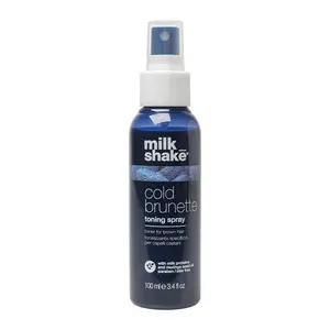 Milk_Shake Cold Brunette Toning Spray - 3.4oz No Rinse Formula for Brown Hair with Blue Pigment for Warm Tone Counteraction & Enhanced Manageability