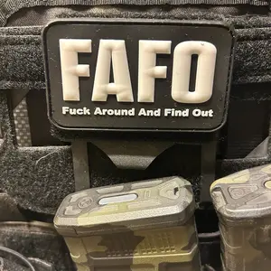 FAFO Fuck Around Find Out Morale Patch - Bold Statement Piece for Tactical Gear & Backpacks - High-Quality Materials & Hook-and-Loop Backing - Durable & Long-Lasting Design