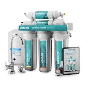 NU Aqua Platinum Series 5-Stage 100GPD Reverse Osmosis System for Pure and Crisp Water Filtration