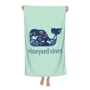 Vineyard Vines2, Inspired Design Microfiber Beach Towel - Stylish Patterns, Perfect for Swimming, Gym, Yoga - an Ideal Travel Companion