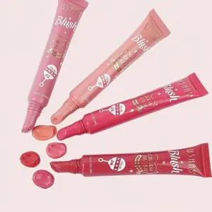 Liquid Blush for Radiant Cheeks, Eyes & Lips with Squalane - Vegan and Cruelty-free Makeup Cosmetic