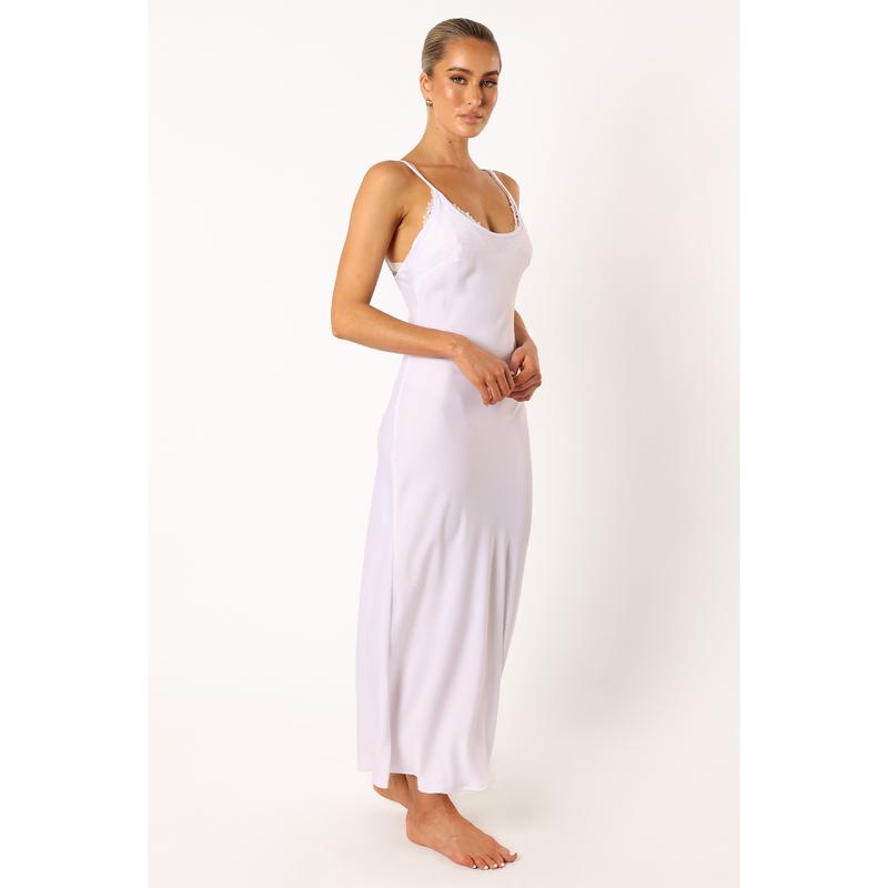 Neroli Maxi Slip - Ivory