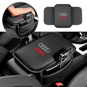 Car Armrest Pad Center Console Arm Rest Box Cover, Protective Mat for Audi Models, Durable & Stylish Design, Easy Installation, Arm Rest Cushion