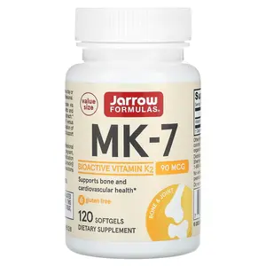Jarrow Formulas MK-7, 90 mcg, 120 Softgels