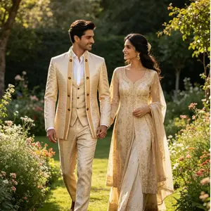 The Jacquard Suit That Turns Any Date Into A Fairytale | 3-Piece Set + Free Bow Tie
