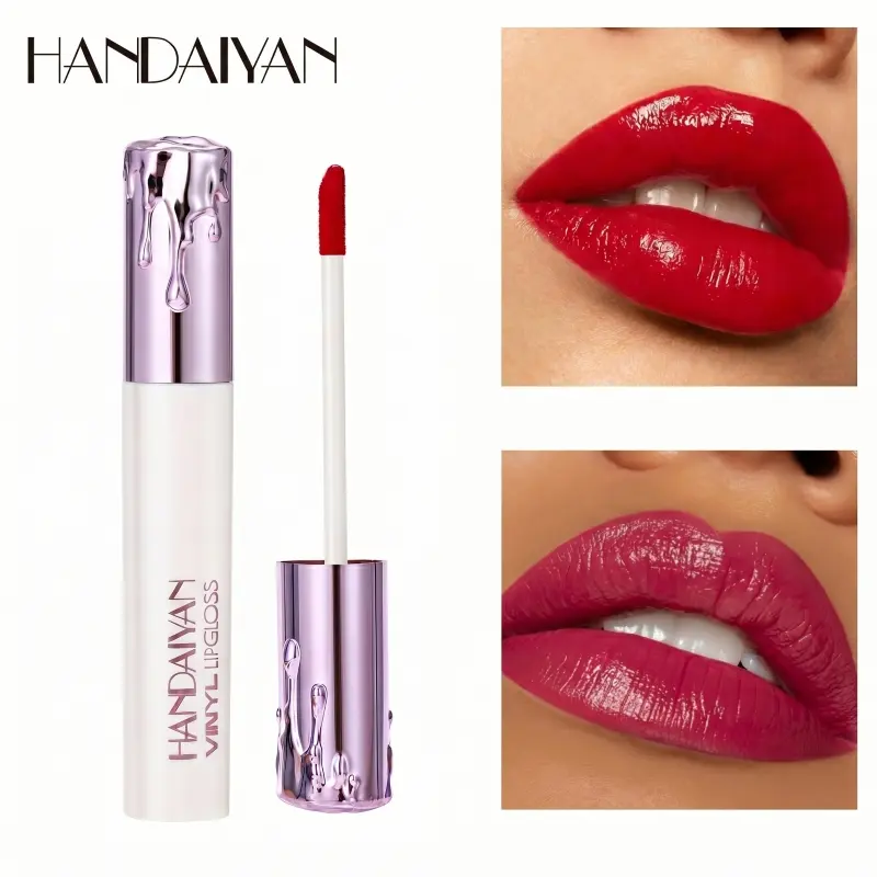 HANDAIYAN Lipglossss Lip Plumper Gloss - Waterproof Lip Stain That Won't Budge 2.5ml Glossy Makeup Cosmetic for Lips