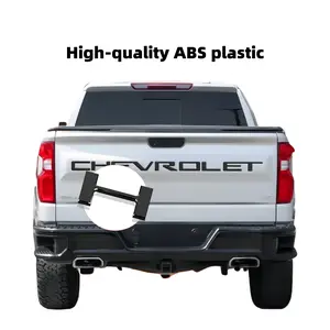 3D Tailgate Letters Decal for Chevy Silverado 1500/2500 2019 2020 2021 2022 2023 2024 2025, Raised ABS Plastic, Weatherproof 3M Adhesive, Easy Stick-On Truck Emblem for Pickup Enthusiasts