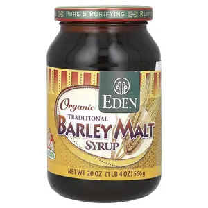 Eden Foods Organic Traditional Barley Malt Syrup, 20 oz (566 g)