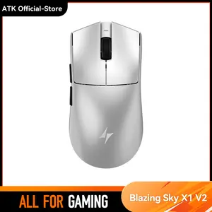 ATK Blazing Sky X1 V2 Wireless Gaming Mouse 8KHz Polling PAW3950 Ultra Sensor 54g Lightweight Esports Mouse 42000 DPI Precision 120 Hours Playtime