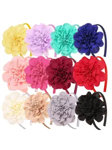 Solid Color Daisy Flower Decor Headband, Boho Style Hair Accessories for Women & Girls, Cute Lovely Hairwear for Daily Used