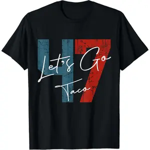 Let's Go Taco 8647 US Flag 86 47 Men Women T-Shirt