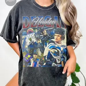 Haiden Vintage Motocross Racing Graphic T Shirt, Deegan Dirt Bike Wash