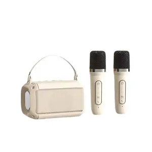 Bluetooth speaker wireless microphone children's singing audio system home KTV outdoor portable type