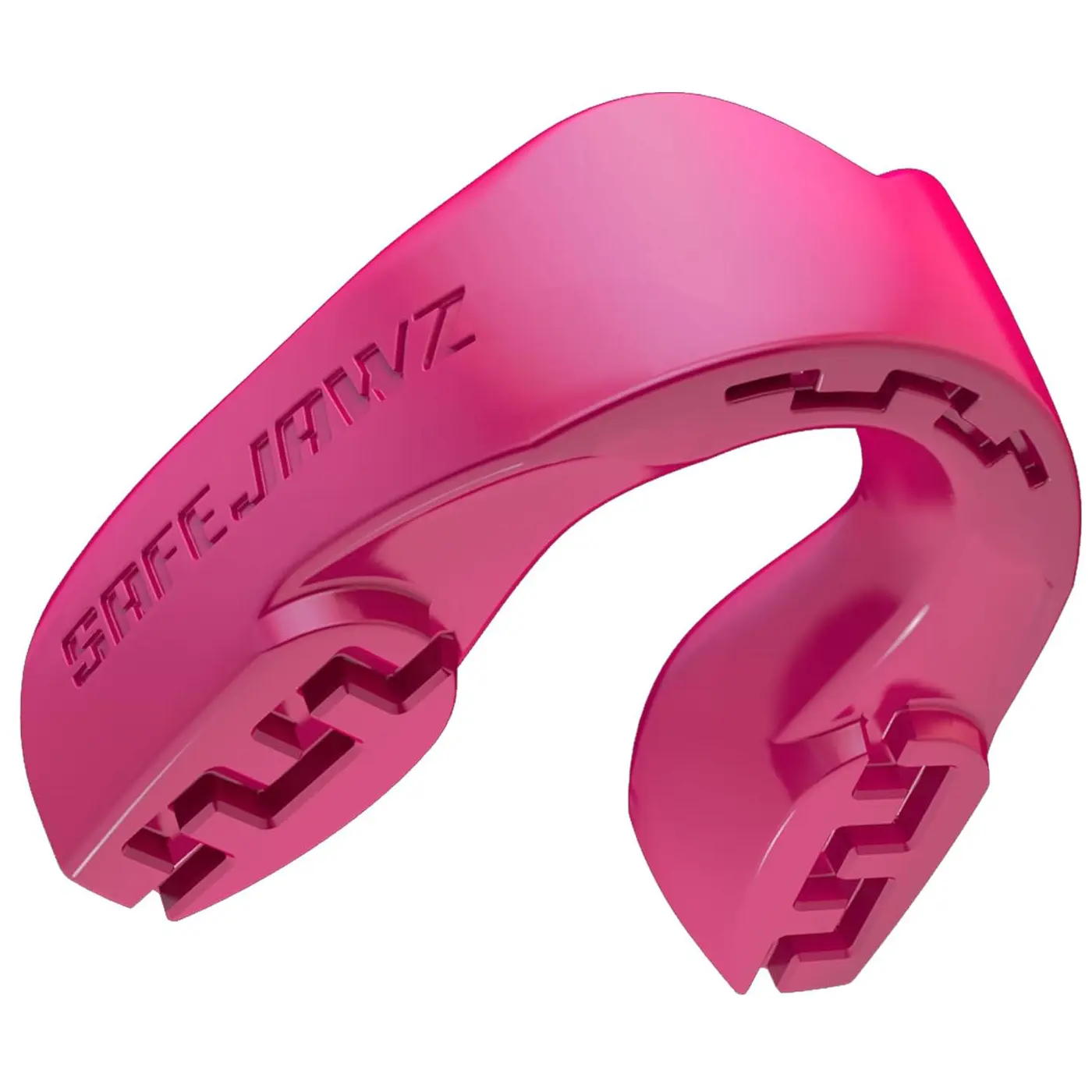 SafeJawz INTRO Slim Fit Sports Mouth Guard with Case for Football, Basketball, MMA, Hockey, Lacrosse, Wrestling - Adult 12+ Years - PINK, Mouthguards, Teeth Mouthguard, Boxing