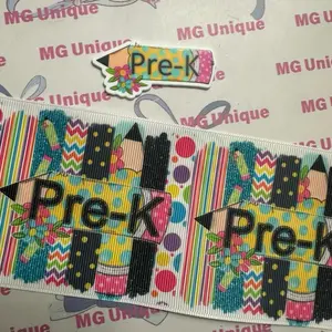 School grade ribbon and resins